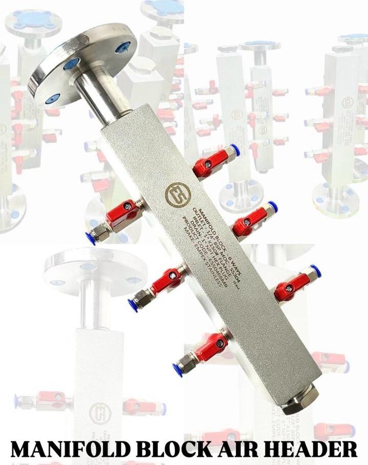 Air Headers, Air Distribution Manifolds manifold block
